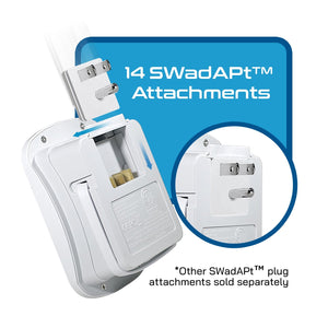 World-Way 13 Travel Adapter Kit | 1 USB-A, 1 USB-C and 1 PD 35W USB-C port and cable + 2 US Outlets - Grounded (WPS-2B+ALL)