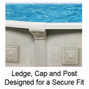 Aquarian Venetian 15' x 52" Round Frame Above Ground Swimming Pool without Liner