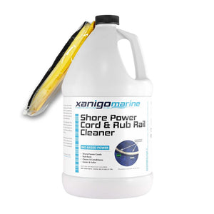 Xanigo Marine Shore Power Cord Rub Rail Cleaner w/Glove - 1 Gallon [XMSPC1G] - TRAPSKI