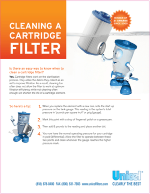 Unicel C-7477 Swimming Pool 75 Sq. Ft. Replacement Filter Cartridge