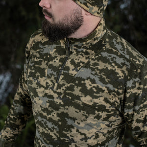 M-Tac Delta Fleece Jacket - Tactical Underwear Top Sweater 1/4 Zip - TRAPSKI
