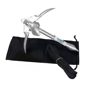 YakGear 3.3lb Grapnel Anchor Kit w/Storage Bag - TRAPSKI