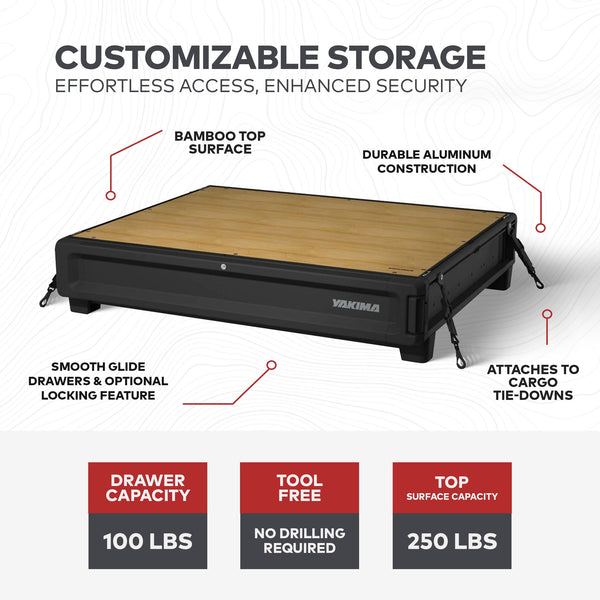 Yakima MOD HomeBase XL Base Unit of Drawer System w/Internal Drawer Divider