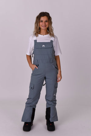Yeh Girl Bib Pant - Grey - TRAPSKI