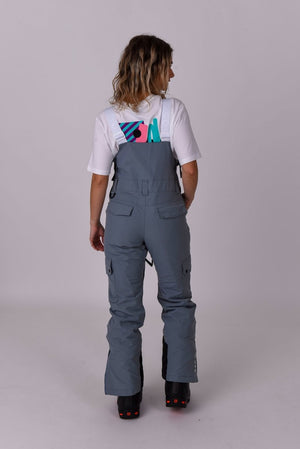 Yeh Girl Bib Pant - Grey - TRAPSKI