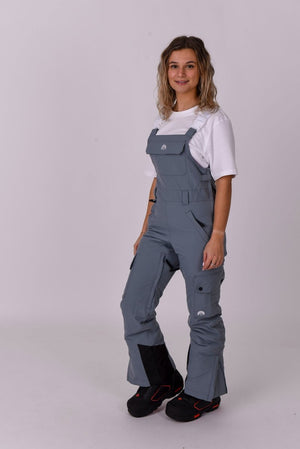 Yeh Girl Bib Pant - Grey - TRAPSKI