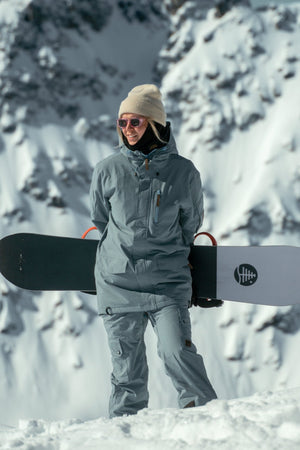 Yeh Girl Bib Pant - Grey - TRAPSKI