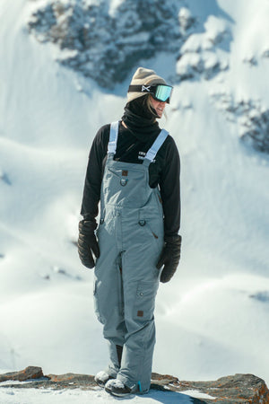 Yeh Girl Bib Pant - Grey - TRAPSKI