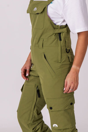 Yeh Girl Bib Pant - Khaki