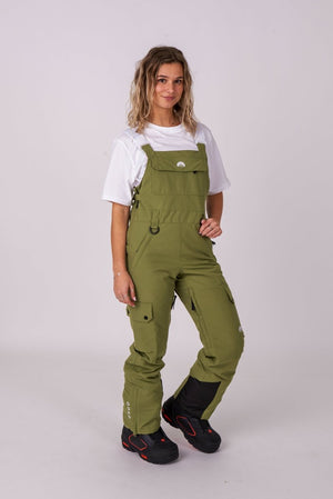 Yeh Girl Bib Pant - Khaki