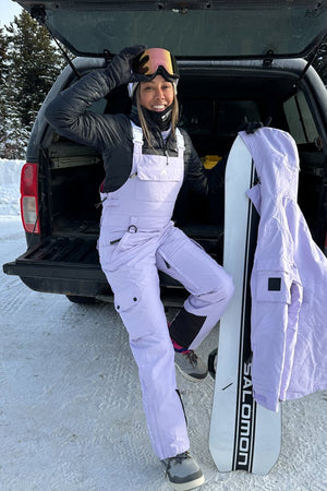Yeh Girl Bib Pant - Lavender