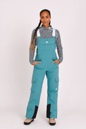Yeh Girl Bib Pant - Teal - TRAPSKI