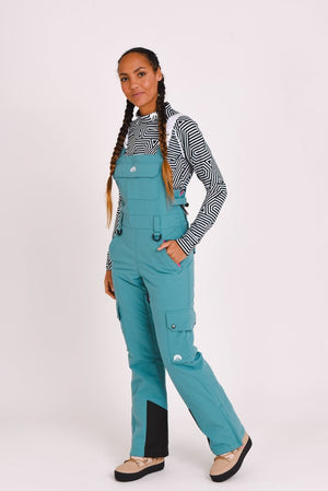 Yeh Girl Bib Pant - Teal - TRAPSKI