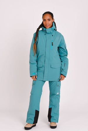 Yeh Girl Bib Pant - Teal - TRAPSKI