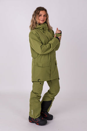 Yeh Girl Ski & Snowboard Jacket - Khaki