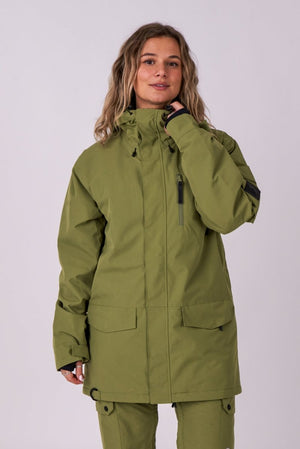 Yeh Girl Ski & Snowboard Jacket - Khaki