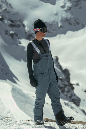 Yeh Man Bib Pant - Grey - TRAPSKI