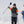 Yeh Man Men's Ski & Snowboard Jacket - Black, Grey & Orange