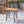 Zenith Outdoor Industrial Accent Table Set of 2 with Iron Legs - Teak