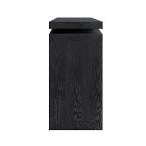 65-Inch Rustic Solid Wood Veneer Console Table
