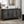 Antique Four Door Sideboard with Hollow Doors - Black Pine Veneer