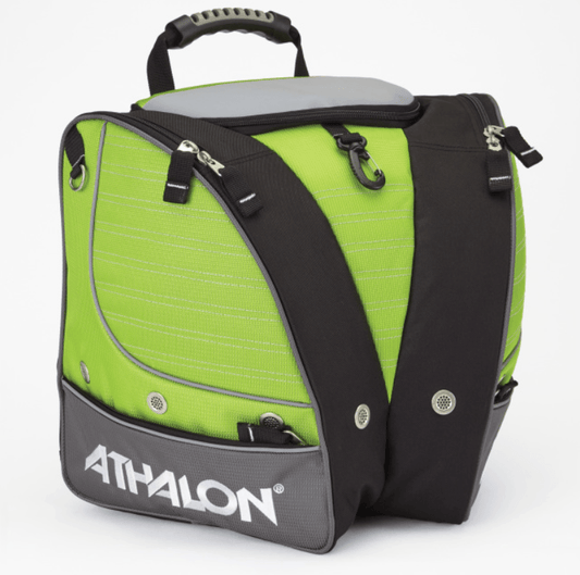 Athalon Tri-Athalon Kids Personalizeable Kids Boot Bag /Backpack for Skiing, Snowboarding, Holds Boots, Helmet, Goggles, Gloves
