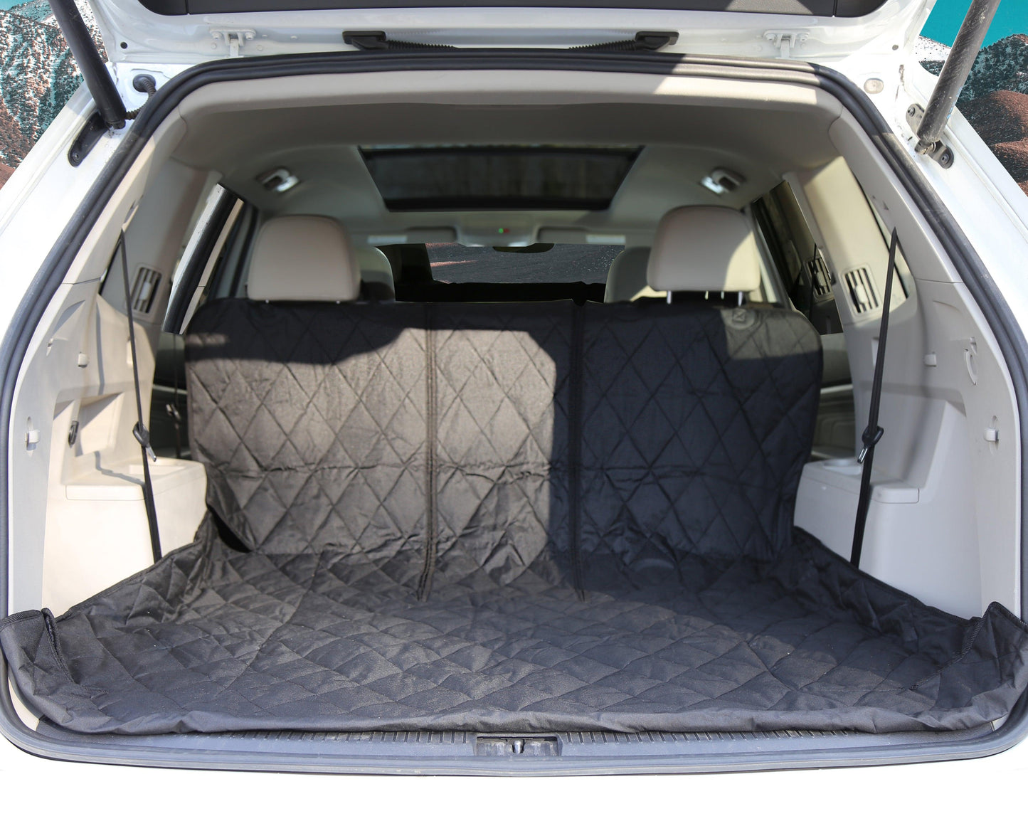 WATERPROOF SUV Cargo Liner for fold down 60/40 divided seats