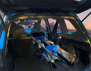 TRAPSKI QUAD Mobile All Mountain Ski and Standard Stance Snowboard Rack - TRAPSKI